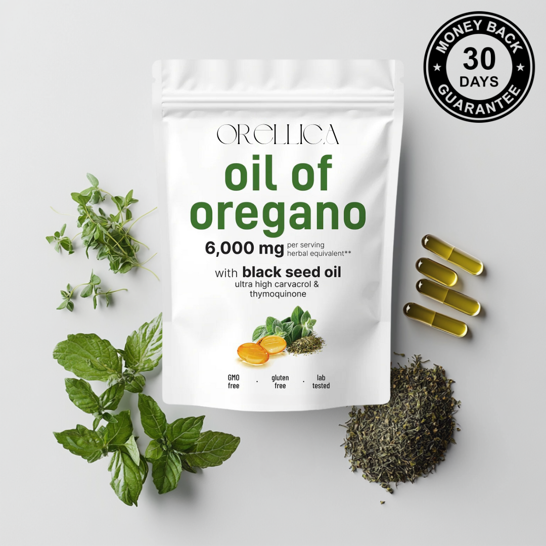Orellica Oil of Oregano w/ Black Seed Oil Softgels